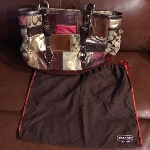 Coach patchwork handbag